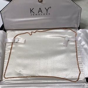 10k rose gold rope chain